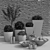 Modern Planters for Stylish Spaces 3D model small image 3