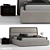 Giorgetti Frame Bed: Timeless Luxury 3D model small image 2