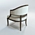 Hampton's Hickory Chair: Claude Classic 3D model small image 2