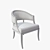 Hampton's Hickory Chair: Claude Classic 3D model small image 3