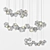 Exquisite Welles Glass Chandelier 3D model small image 2