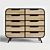 Scandi Dolio Chest 64066 - Danish Design Chest of Drawers 3D model small image 1