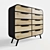 Scandi Dolio Chest 64066 - Danish Design Chest of Drawers 3D model small image 2