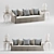 Ralph Lauren Nora Sofa Set 3D model small image 1