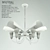 80's Pop King Suspension Lamp 3D model small image 3