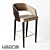 Usona Contemporary Barstool 3D model small image 1