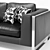 VIG Furniture Divani Casa 945: Sleek Modern Sofa 3D model small image 2