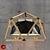 Hexagonal Wooden Cage - Unique & Stylish 3D model small image 1