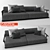 Icaro Mood Flexform Sofa 3D model small image 3