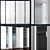 Silenia Linear Wardrobe: Stylish, Spacious, and Versatile 3D model small image 1