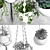Green Oasis: Decorative Plant Set 3D model small image 2