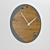 Sleek Timepiece Display: Watch-Wall-01 3D model small image 2