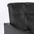 Girassol Leather Armchair: Comfortable Elegance 3D model small image 3
