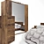 Taxon Bedroom Set: Moscow Furniture Factory 3D model small image 3
