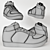 Urban Dirt Sneakers 3D model small image 2