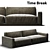 Time Break 2012 Sofa: Modern Design & Ultimate Comfort 3D model small image 1