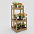 Title: Blossom Bedecked Floral Shelf 3D model small image 1