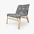 Sleek & Cozy IKEA Nolmyra Armchair 3D model small image 1