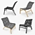 Sleek & Cozy IKEA Nolmyra Armchair 3D model small image 2