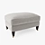  Sleek Essex Ottoman - Mobility and Style 3D model small image 2