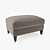  Sleek Essex Ottoman - Mobility and Style 3D model small image 3