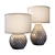 Elegant Nola Lamp Bases 3D model small image 1