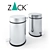 Elegant Stainless Steel Pedal Bin 3D model small image 1