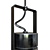 Vintage Industrial Pendant Light 3D model small image 2