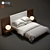 Modern Solid Wood Blake Bedframe 3D model small image 2