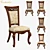 Carpenter Dining Chair: Elegant and Sturdy 3D model small image 1