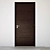 Sleek Contemporary Door 3D model small image 1