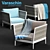 Varaschin ALGARVE Armchair - Modern and Stylish Seating 3D model small image 1