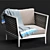 Varaschin ALGARVE Armchair - Modern and Stylish Seating 3D model small image 2