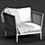 Varaschin ALGARVE Armchair - Modern and Stylish Seating 3D model small image 3