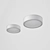 Sleek Spotlights for Ceiling Illumination 3D model small image 2