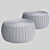 Nautical Bliss: Tidelli Marina Pouf 3D model small image 3