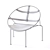 FDC1 Sculptural Armchair by Carvalho 3D model small image 3