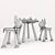 Forest Creatures Children's Furniture Set 3D model small image 3