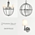 Crystal Ball Chandelier Set 3D model small image 1