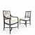 Coastal Living Resort: Soledad Promenade Leg Table and Heritage Coast Chairs 3D model small image 3