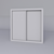 Sleek Sliding Door - ASS 77 PD 3D model small image 3