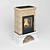 ABX Britania L Tiled Stove-Fireplace 3D model small image 1