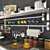 Kitchen Decor Set - 3 | Stylish Kitchen Accessories 3D model small image 3