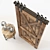 Rustic Charm Barn Door 3D model small image 3