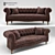 Brownstone Anderson Sofa: Elegant and Timeless Design 3D model small image 1