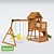 Title: Atlantis Wooden Swing Set - Endless Fun for Kids! 3D model small image 2