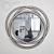 Scroll Frame Mirror: Modern Elegance for any Room 3D model small image 1