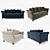 Sleek Durham Sofa: Modern Comfort 3D model small image 2