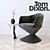 Tom Dixon Chair/Table Set: A Versatile & Stylish Addition to Any Space 3D model small image 1