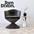 Tom Dixon Chair/Table Set: A Versatile & Stylish Addition to Any Space 3D model small image 2